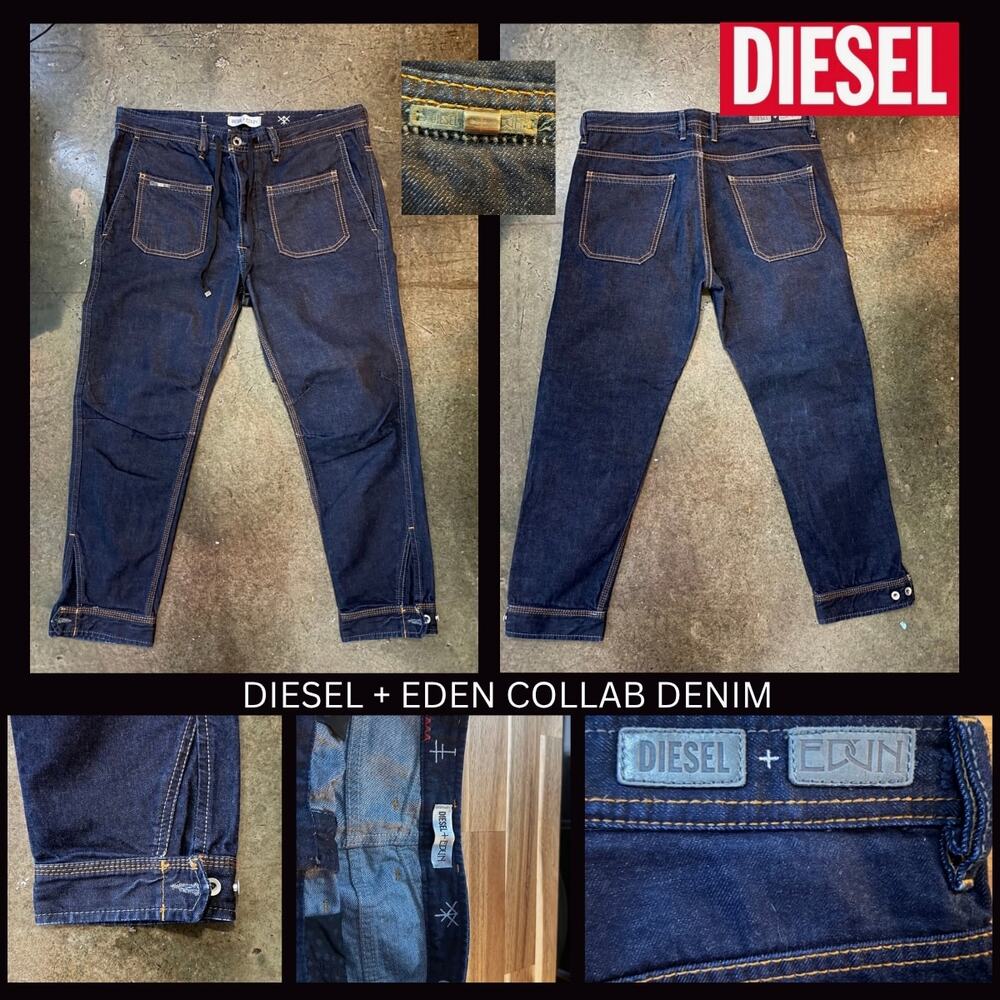 Diesel + EDUN Collaboration Dark Indigo Denim - Size 31
